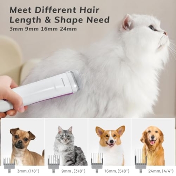 Ultimate Dog Grooming Vacuum Kit for Easy Shedding Care