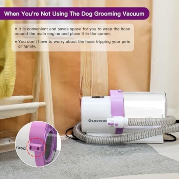 Ultimate Dog Grooming Vacuum Kit for Easy Shedding Care