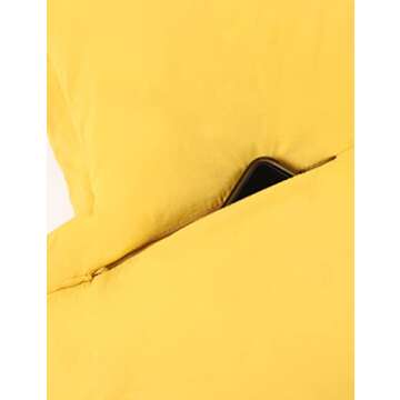 UANEO Cropped Puffer Vest Women Zip Up Stand Collar Sleeveless Padded Crop Puffy Vests (Mustard-XS)