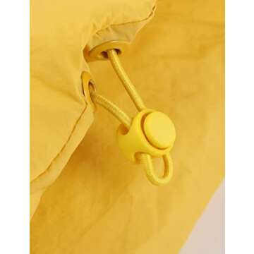 UANEO Cropped Puffer Vest Women Zip Up Stand Collar Sleeveless Padded Crop Puffy Vests (Mustard-XS)