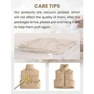 Stylish UANEO Cropped Puffer Vest for Women