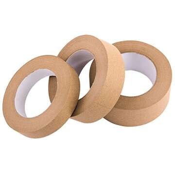 Looneng Water Activated Gummed Kraft Paper Tape 24mm 54.7yd