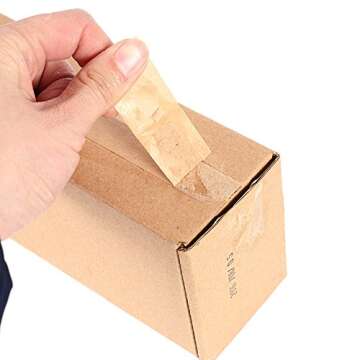 Looneng Water Activated Gummed Kraft Paper Tape 24mm 54.7yd