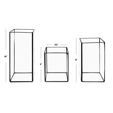 Elegant Gold Hurricane Candle Holders for Wedding Decor