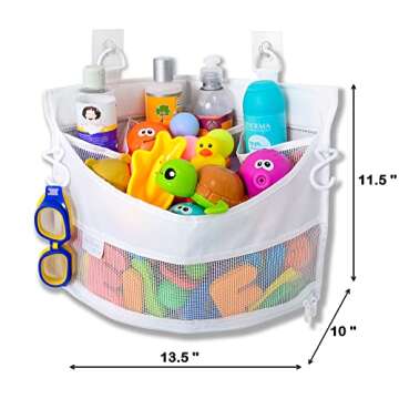 Comfylife Mesh Bath Toy Holder – Durable Organizer for Kids