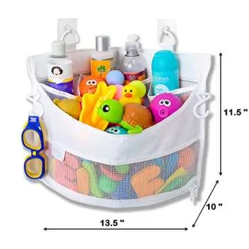 Comfylife Mesh Bath Toy Holder – Durable Organizer for Kids