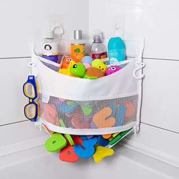 Comfylife Mesh Bath Toy Holder – Durable Organizer for Kids