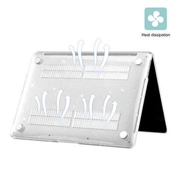 EooCoo Glitter Hard Case for MacBook Air 13 inch