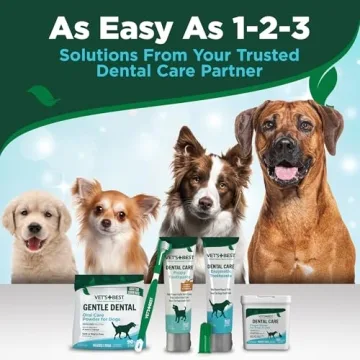 Vet's Best Dog Toothbrush and Toothpaste Kit for Pets