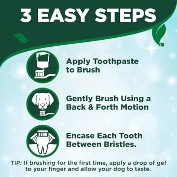 Vet's Best Dog Toothbrush and Toothpaste Kit for Pets