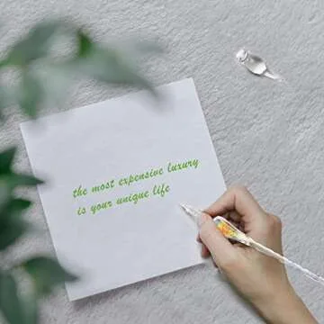 ESSSHOP Glass Dip Pen Calligraphy Fountain Pen Set - 12 Colors Ink Glass Washing Cup Pen Holder Handmade Rainbow Crystal Glass Ink Pen for Art Writing Drawing Signatures Christmas Gifts