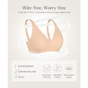 Comfortable Wireless Bra for Women Seamless Fit Everyday Use