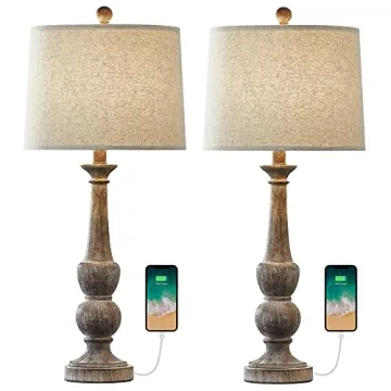 Elegant OYEARS Touch Control USB Table Lamps for All Spaces
