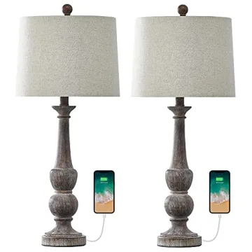 Elegant OYEARS Touch Control USB Table Lamps for All Spaces