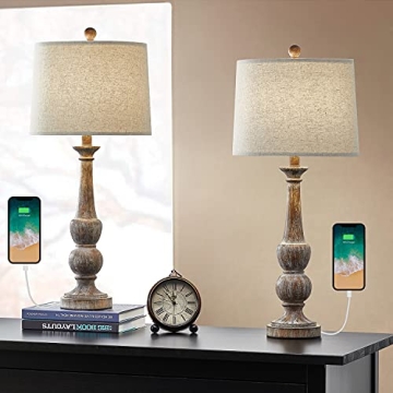 Elegant OYEARS Touch Control USB Table Lamps for All Spaces