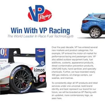 VP Small Engine Fuels 6238 Ethanol-Free 50:1 2-Cycle Gas+Oil - 1 quart, Pack of 8