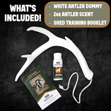 DogBone Shed Dog Training System | Dog Training Kit | Hunting Dog Accessories | Dog Training Tools | Dog Scent Training Kit | Scent Training for Dogs | Hunting Dog Toys