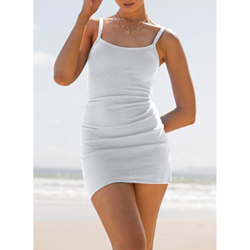 VAFFUL Women's Sexy Sleeveless Mini Dress for Parties