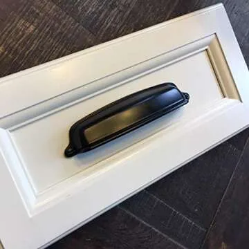 Southern Hills Black Drawer Pulls - Elegant 5 Inch Handles