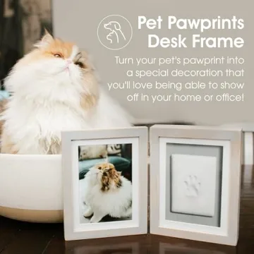 Pearhead Pet Paw Print Frame - DIY Keepsake Kit