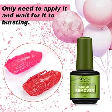 Magic Soak-Off Gel Nail Polish Remover Professional Remover Nail Polish Delete Primer Acrylic Clean Degreaser for Nail Art Lacquer in 3-5 Minutes Easily and Quickly No Hurt Your Nails (1pcs) (1pcs)…
