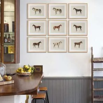 LOARTVE Vintage Horse Art Prints, Rustic Gallery Wall Decor