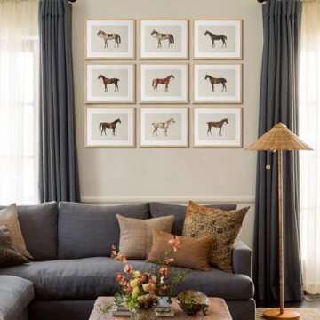 LOARTVE Vintage Horse Art Prints, Rustic Gallery Wall Decor