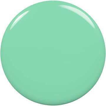 essie Salon-Quality Nail Polish, 8-Free Vegan, Feel The Fizzle, Green, It's High Time, 0.46 oz.