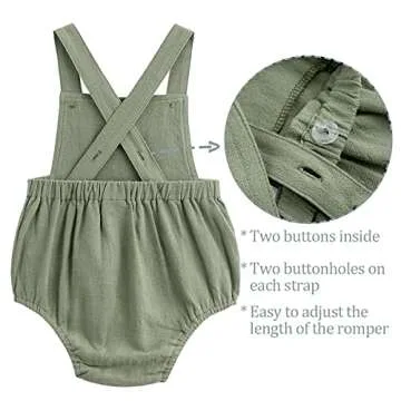 Simplee kids Unisex Baby Onesie Cute Baby Romper Boy Infant Summer Jumpsuits Sleeveless