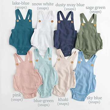 Simplee kids Unisex Baby Onesie Cute Baby Romper Boy Infant Summer Jumpsuits Sleeveless