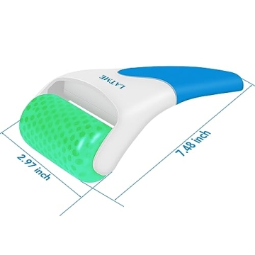 LATME Ice Roller for Face Eyes,Womens Gifts,Face Massager Roller Puffiness Migraine Pain Relief and Minor Injury (Green)