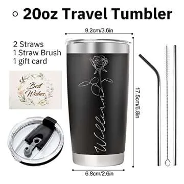 Engraved Personalized Tumbler - Insulated 20oz Drinkware