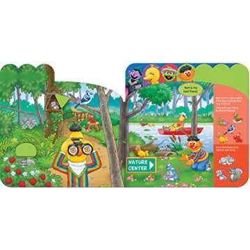 Interactive Sesame Street Elmo Lift-a-Flap Activity Book