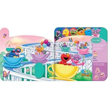Interactive Sesame Street Elmo Lift-a-Flap Activity Book