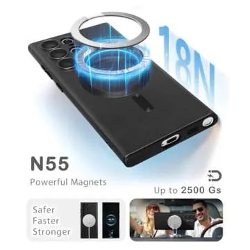 Amzfield Magnetic Case for Samsung Galaxy S22 Ultra