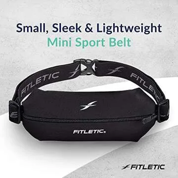 Fitletic Mini Sports Running Belt - Lightweight & Adjustable
