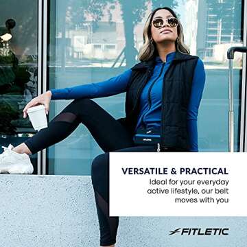 Fitletic Mini Sports Running Belt - Lightweight & Adjustable