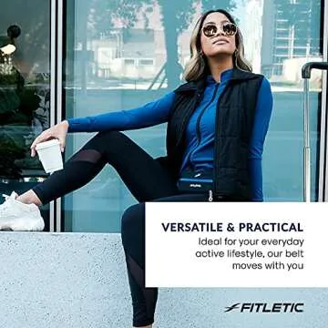 Fitletic Mini Sports Running Belt - Lightweight & Adjustable