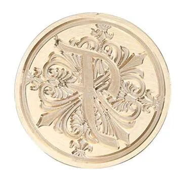 Classic Wooden Letter F Alphabet Letter Initial Wax Classic Sealing Wax Seal Stamp