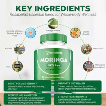 Nutrient-Rich Moringa Capsules for Energy & Wellness