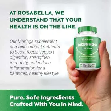 Nutrient-Rich Moringa Capsules for Energy & Wellness