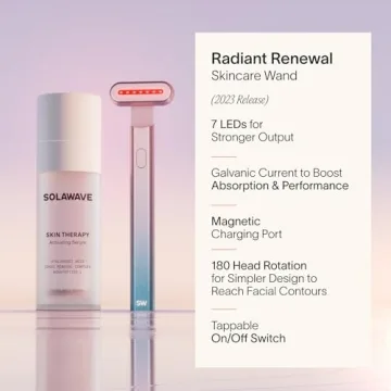 Solawave Facial Wand & Skin Serum Set for Radiant Skin