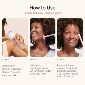 Solawave Facial Wand & Skin Serum Set for Radiant Skin