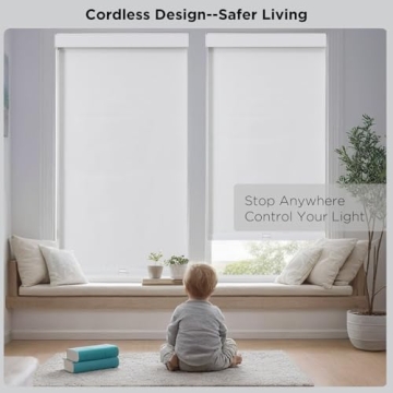 Joydeco Blackout Roller Shades for Total Light Control