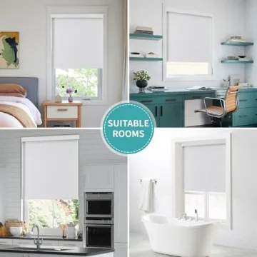 Joydeco Blackout Roller Shades for Total Light Control