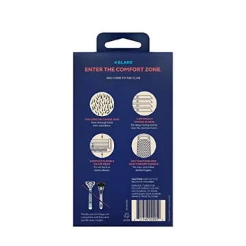 Dollar Shave Club 4 Blade Razor Starter Set for Ultimate Shaving