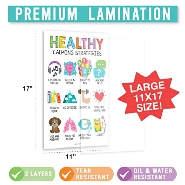 Colorful Feelings Charts for Kids - Emotion Regulation Posters