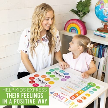 Colorful Feelings Charts for Kids - Emotion Regulation Posters