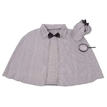 Tigerdoe Detective Costume Set with Hat and Cape