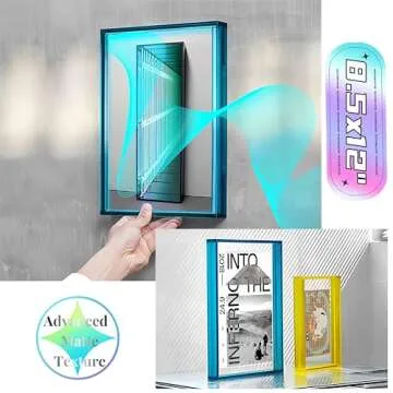 Passat 16x20 Acrylic Floating Frame - Modern Decor